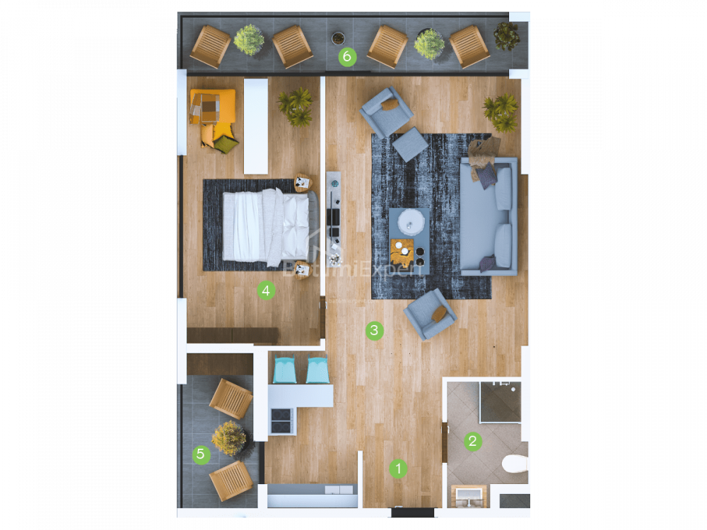 Mieszkanie 73 m² - Szeryf Chimsziaszwili, Batumi, Gruzja
