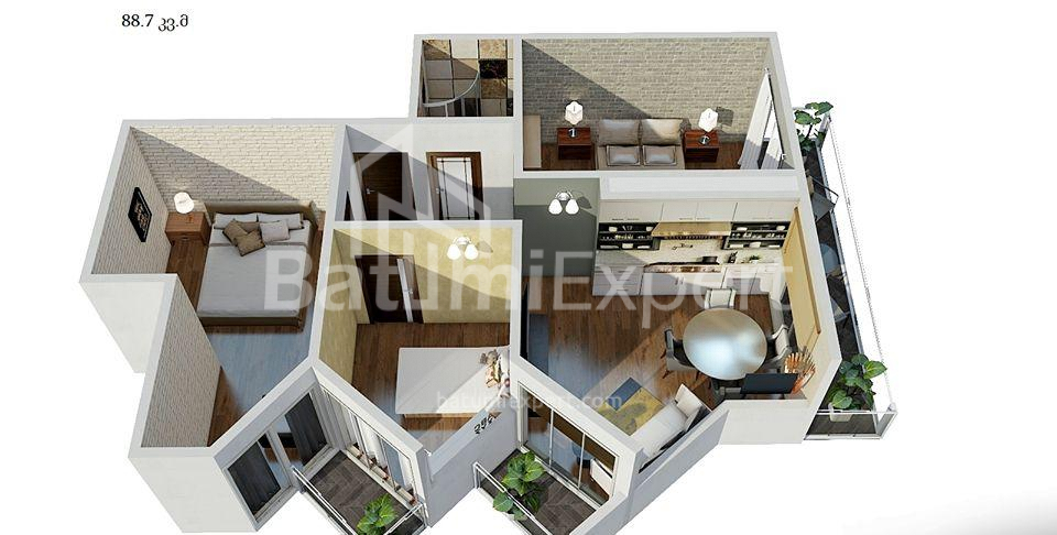 Mieszkanie 88 m² - Juriewskaja, Batumi, Gruzja