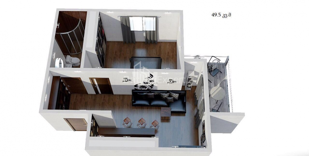 Mieszkanie 49 m² - Juriewskaja, Batumi, Gruzja