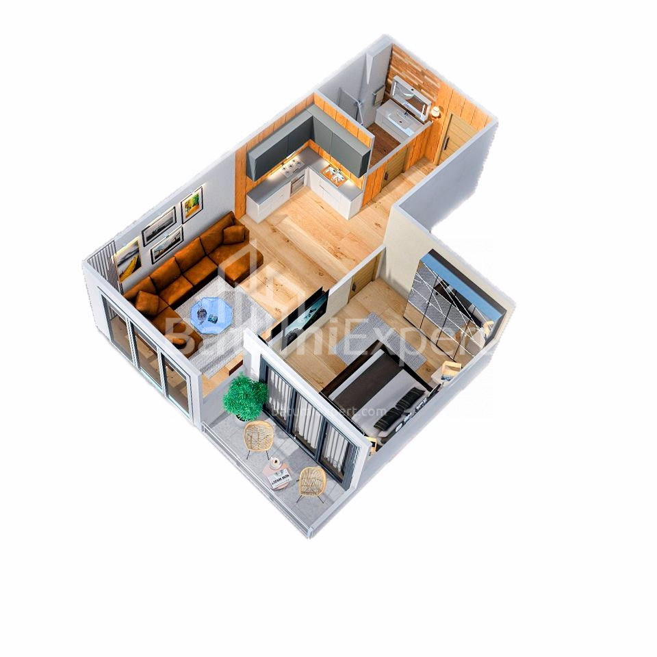 Mieszkanie 55 m² - Petra Bagrationi, Batumi, Gruzja