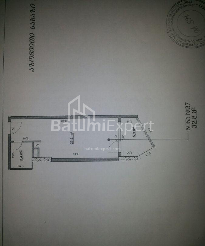 Mieszkanie 33 m² - Tbel-Abuseridze, Batumi, Gruzja