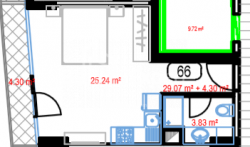 Mieszkanie 33.37 m² - Lecha i Marii Kaczyńskich, Batumi, Gruzja