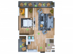 Mieszkanie 3-комн 73 m² - Szeryf Chimsziaszwili, Batumi