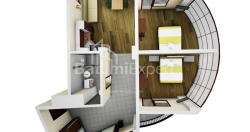 Mieszkanie 84.54 m² - Mezgwarta, Chakvi, Gruzja