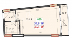 Mieszkanie 1-комн 34.9 m² - Lecha i Marii Kaczyńskich, Batumi