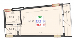 Mieszkanie 1-комн 35.2 m² - Lecha i Marii Kaczyńskich, Batumi