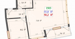 Obiekt w trakcie budowy 1-комн 55.8 m² - Lecha i Marii Kaczyńskich, Batumi