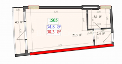 Obiekt w trakcie budowy 1-комн 34.8 m² - Lecha i Marii Kaczyńskich, Batumi