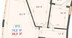 Obiekt w trakcie budowy 2-комн 74.8 m² - Lecha i Marii Kaczyńskich, Batumi