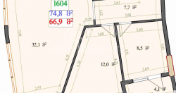 Obiekt w trakcie budowy 2-комн 74.8 m² - Lecha i Marii Kaczyńskich, Batumi