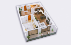 Mieszkanie 1-комн 57.1 m² - Aleja Bohaterów, Batumi