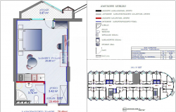 Mieszkanie 1-комн 32 m² - Szeryf Chimsziaszwili, Batumi