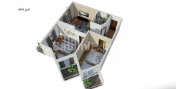 Mieszkanie 3-комн 69 m² - Juriewskaja, Batumi