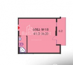 Mieszkanie 2-комн 41 m² - Juriewskaja, Batumi