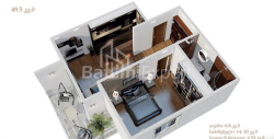 Mieszkanie 2-комн 49 m² - Juriewskaja, Batumi