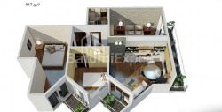 Mieszkanie 3-комн 69 m² - Juriewskaja, Batumi