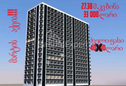 Mieszkanie 1-комн 27 m² - David Agmashenebli, Batumi