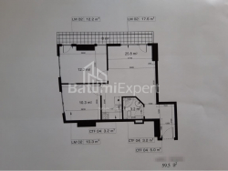 Mieszkanie 59.5 m² - Szeryf Chimsziaszwili, Batumi, Gruzja