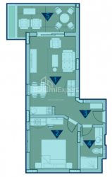 Obiekt w trakcie budowy 2-комн 50.3 m² - Rustawelego, Chakvi