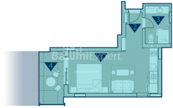 Obiekt w trakcie budowy 1-комн 37.2 m² - Rustawelego, Chakvi