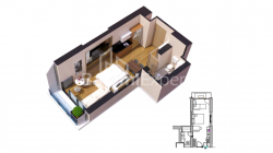 Mieszkanie 33 m² - Szeryf Chimsziaszwili, Batumi, Gruzja