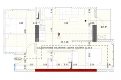 Obiekt w trakcie budowy 55.8 m² - Grigola Lortkipanidze, Batumi, Gruzja