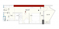 Obiekt w trakcie budowy 28.3 m² - Grigola Lortkipanidze, Batumi, Gruzja