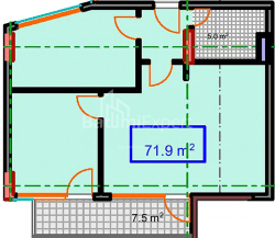 Mieszkanie 72 m² - Szeryf Chimsziaszwili, Batumi, Gruzja