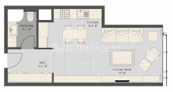 Mieszkanie 38 m² - Rustawelego, Batumi, Gruzja